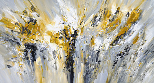 Elegance Anthracite L 1 van Peter Nottrott, Schilderij te koop op Singulart