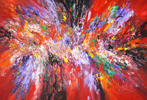 Amazing Red Daydream XL 2 de Peter Nottrott, Pintura a la venta en Singulart