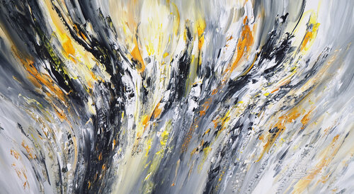 Elegance Anthracite L 2 van Peter Nottrott, Schilderij te koop op Singulart