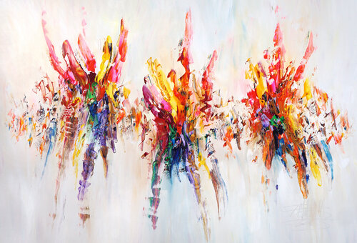 Joyful Symphony XL 1 van Peter Nottrott, Schilderij te koop op Singulart