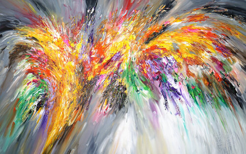Extra large abstract Magical Abstraction XXXL 1 di Peter Nottrott, Pittura in vendita su Singulart