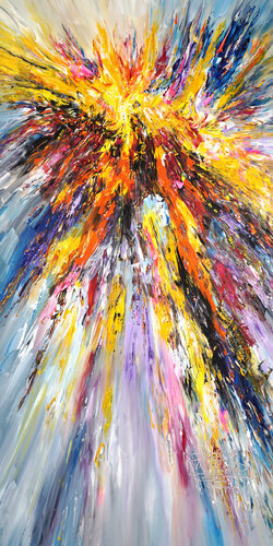 Thunder And Lightning XXL 1 van Peter Nottrott, Schilderij te koop op Singulart