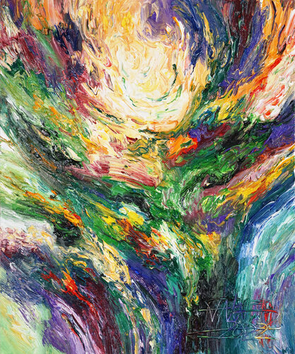 Green Earth 1 / Oil van Peter Nottrott, Schilderij te koop op Singulart