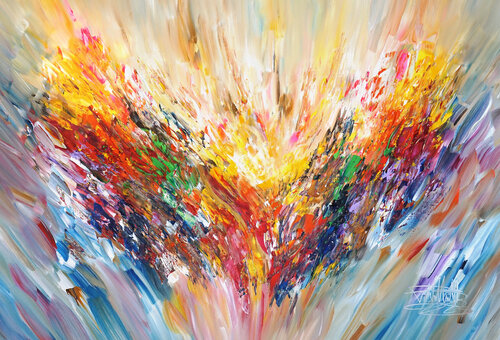 ABSTRACT Positive Energy XL 10 de Peter Nottrott, Pintura a la venta en Singulart