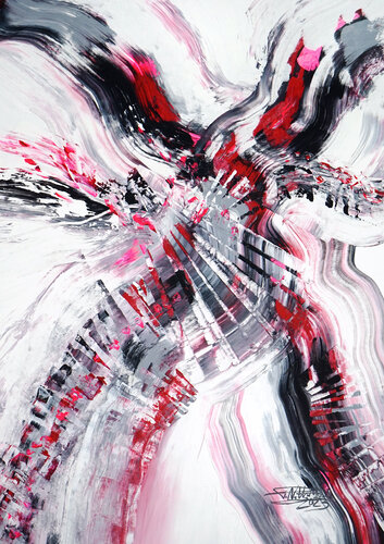 Magenta Energy M 1 van Peter Nottrott, Schilderij te koop op Singulart