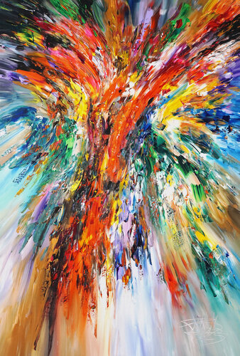 Abstract Elation XL 1 von Peter Nottrott, Malerei kaufen auf Singulart