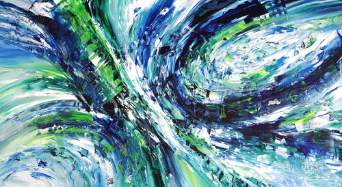 Underwater Daylight L 5 van Peter Nottrott, Schilderij te koop op Singulart