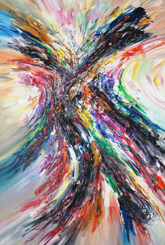 Powerful Moment XL 1 van Peter Nottrott, Schilderij te koop op Singulart
