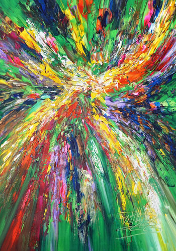 Green Inspirations S 2 van Peter Nottrott, Schilderij te koop op Singulart