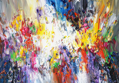 ABSTRACT Gate To Heaven S 1 van Peter Nottrott, Schilderij te koop op Singulart