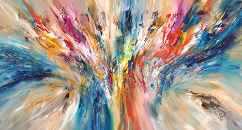 Magical Energy Cloud L 2 by Peter Nottrott, Painting for Sale on Singulart