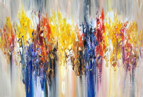 Summer Symphony M 4 van Peter Nottrott, Schilderij te koop op Singulart