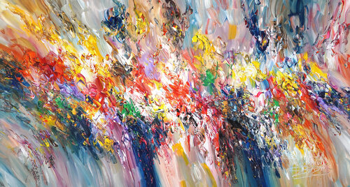 Summer Adventure L 4 van Peter Nottrott, Schilderij te koop op Singulart