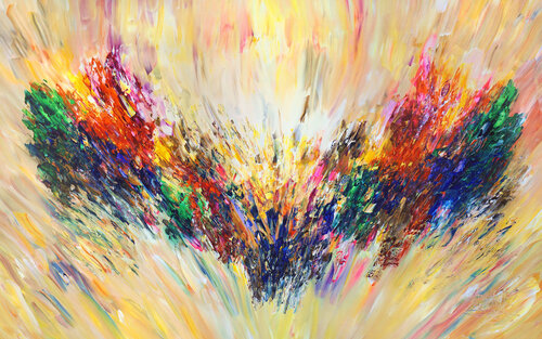 Extreme large abstract Positive Energy XXXL 7 von Peter Nottrott, Malerei kaufen auf Singulart