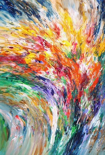 What A Summer Day XL 4 van Peter Nottrott, Schilderij te koop op Singulart