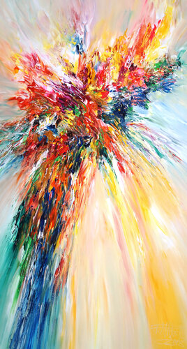 Celebration L 3 van Peter Nottrott, Schilderij te koop op Singulart