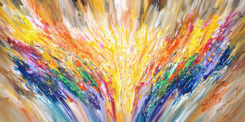 Positive Energy XXL 18 van Peter Nottrott, Schilderij te koop op Singulart