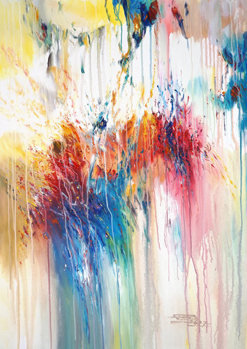 Thunder And Lightning M 1/Oil di Peter Nottrott, Pittura in vendita su Singulart