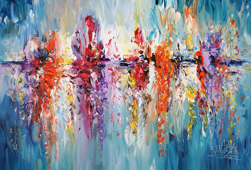 Seaside Rendezvous XL 20 von Peter Nottrott, Malerei kaufen auf Singulart