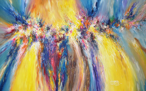 Full Of Joie De Vivre XXXL 1 van Peter Nottrott, Schilderij te koop op Singulart