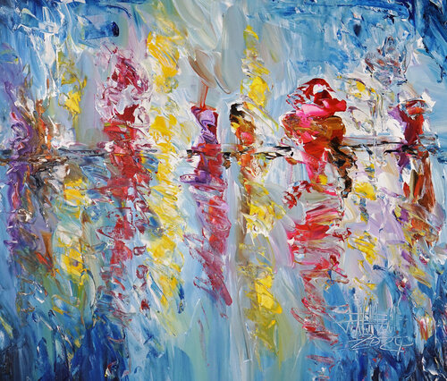Seaside Rendezvous M 5 by Peter Nottrott, Painting for Sale on Singulart