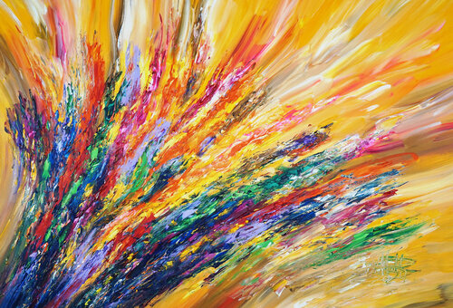 Into The Light XL 14 van Peter Nottrott, Schilderij te koop op Singulart