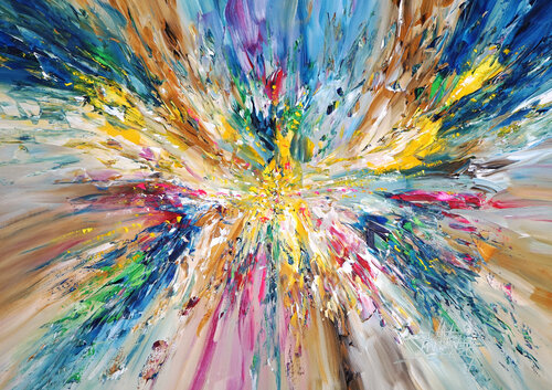 Magical Energy Cloud M 3 by Peter Nottrott, 회화 for Sale on Singulart