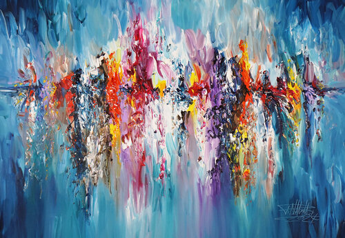 Seaside Rendezvous XL 21 van Peter Nottrott, Schilderij te koop op Singulart