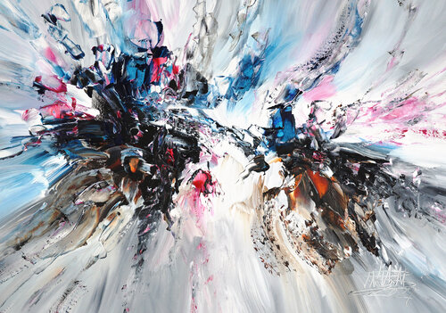 Black And White S 1 van Peter Nottrott, Schilderij te koop op Singulart