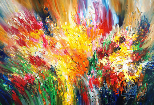 World Of Colors XL 4 di Peter Nottrott, Pittura in vendita su Singulart