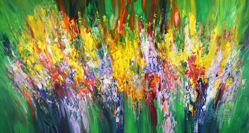 Green Daydream L 6 di Peter Nottrott, Pittura in vendita su Singulart