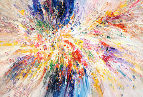 abstract Soft Symphony XL 1 van Peter Nottrott, Schilderij te koop op Singulart