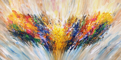 Positive Energy / Panorama XXXL 1 by Peter Nottrott, Painting for Sale on Singulart