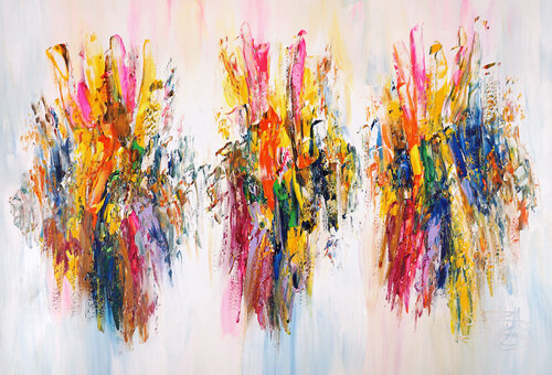 Joyful Symphony XL 5 van Peter Nottrott, Schilderij te koop op Singulart