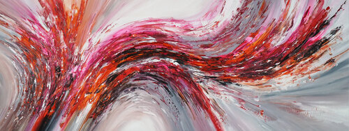 Stick: Magenta Elegance 1 van Peter Nottrott, Schilderij te koop op Singulart