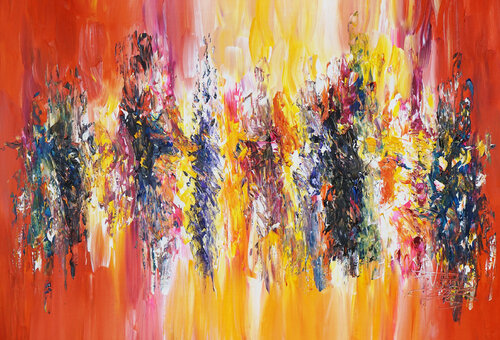 Seaside Evening Rendezvous XL 1 van Peter Nottrott, Schilderij te koop op Singulart