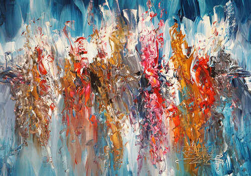 Seaside Rendezvous S 3 by Peter Nottrott, Painting for Sale on Singulart