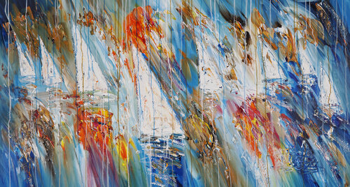 Sailing Regatta L 3 von Peter Nottrott, Malerei kaufen auf Singulart