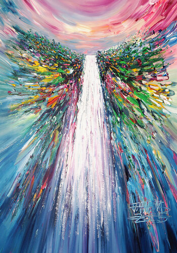 Mystery Waterfall S 1 di Peter Nottrott, Pittura in vendita su Singulart