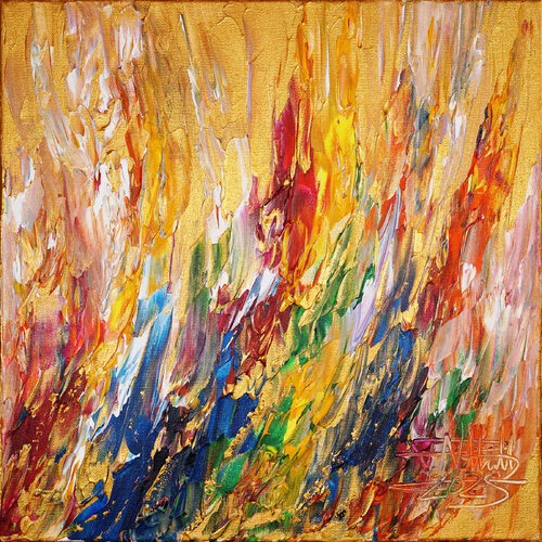 Gold Pieces XS 1 di Peter Nottrott, Pittura in vendita su Singulart