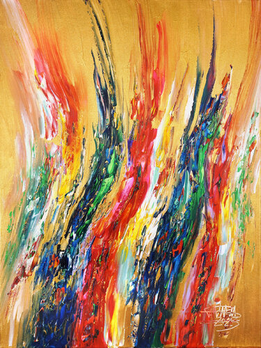 Gold Pieces XS 3 van Peter Nottrott, Schilderij te koop op Singulart