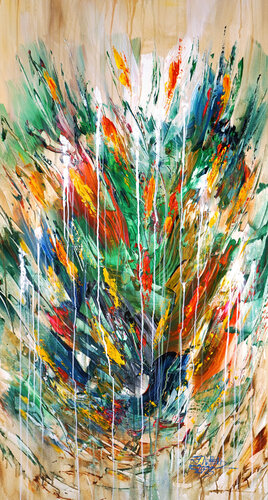 Flowery Nature L 1 van Peter Nottrott, Schilderij te koop op Singulart