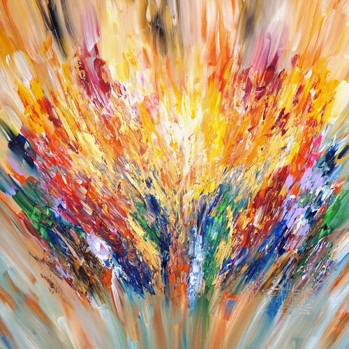 Positive Energy Gold M 4 de Peter Nottrott, Pintura a la venta en Singulart