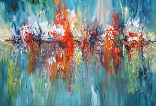 Seaside Rendezvous XL 25 van Peter Nottrott, Schilderij te koop op Singulart