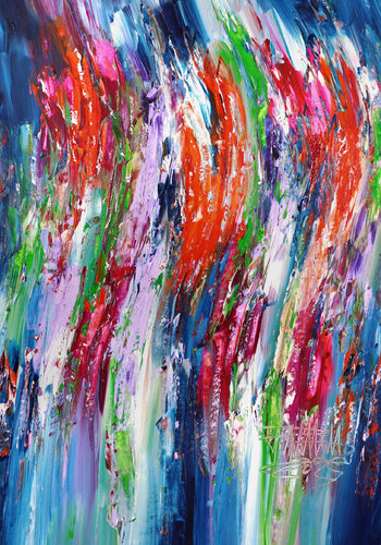 Green Dreamworld S 3 van Peter Nottrott, Schilderij te koop op Singulart