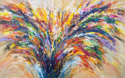 Celebration XXXL 1 van Peter Nottrott, Schilderij te koop op Singulart