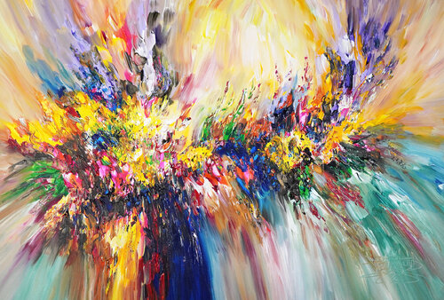 abstract Magnificent Spectacle XL 3 by Peter Nottrott, Painting for Sale on Singulart