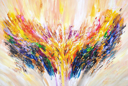 ABSTRACT Positive Energy XL 16 von Peter Nottrott, Malerei kaufen auf Singulart