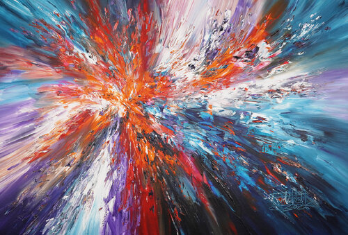 Supernova XL 2 van Peter Nottrott, Schilderij te koop op Singulart