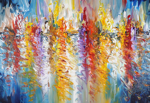 Seaside Rendezvous M 9 by Peter Nottrott, Painting for Sale on Singulart